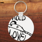 Hood Rat Liebe Schlüsselanhänger (Vorderseite)