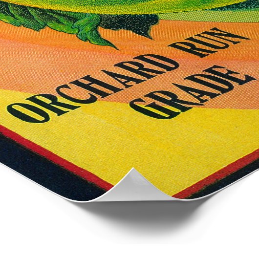 Hood River Apple Crate LabelHood River, OR Poster (Ecke)