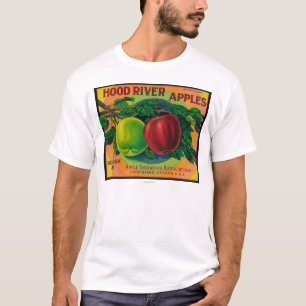 Hood River Apple Kiste LabelHood Fluss ODER T-Shirt