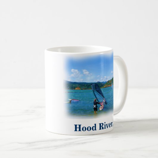 Hood River, Oregon windsurfers Kaffeezucht Tasse (VorderseiteRechts)