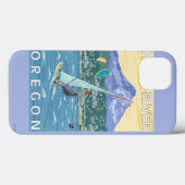 Hood River, ORWind Surfer u. Case-Mate iPhone Hülle (Rückseite (Horizontal))