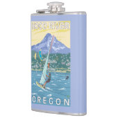 Hood River, ORWind Surfer u. Flachmann (Links)