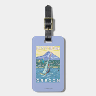 Hood River, ORWind Surfer u. Gepäckanhänger