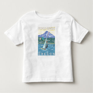 Hood River, ORWind Surfer u. Kleinkind T-shirt