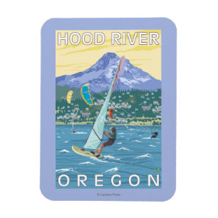 Hood River, ORWind Surfer u. Magnet
