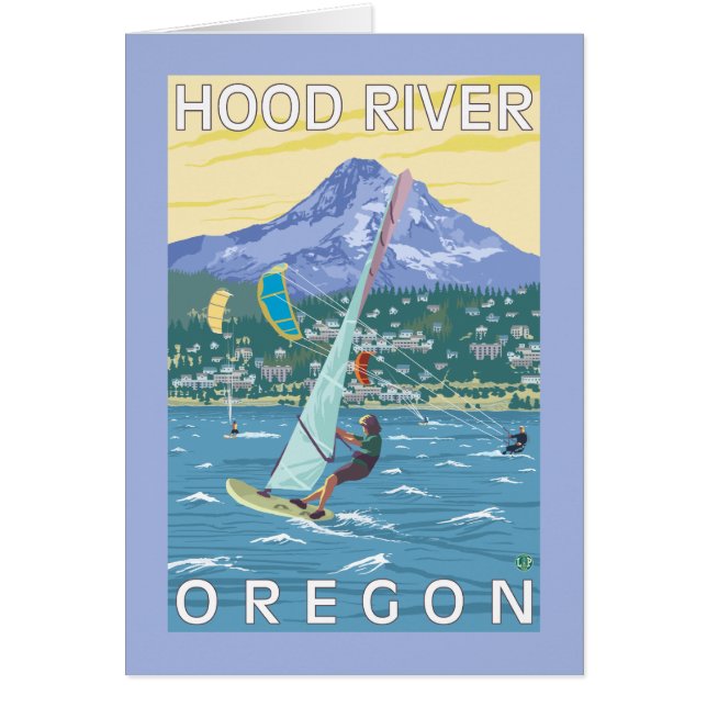 Hood River, ORWind Surfers & Kite Boarders (Vorne)