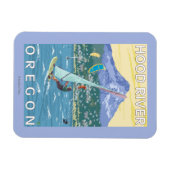 Hood River, ORWind Surfers & Kite Boarders Magnet (Horizontal)