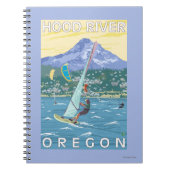 Hood River, ORWind Surfers & Kite Boarders Notizblock (Vorderseite)