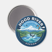 Hood River USA Magnet (Vorderseite/Rückseite)