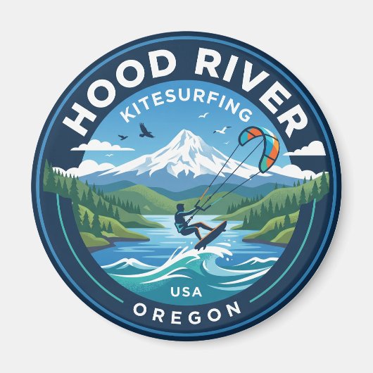 Hood River USA Magnet (Vorne)
