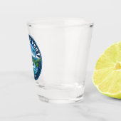 Hood River USA Schnapsglas (Rechts)