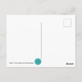 Hood und sein Nachdenken am Oregon-See Postkarte (Rückseite)