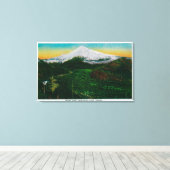 Hood vom Sandy River, ORMt. Hood, OR Leinwanddruck (Insitu (Holzboden))