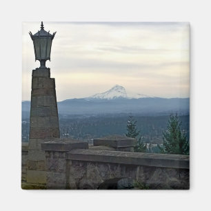 Hood von Rocky Butte, Portland, Oregon Magnet