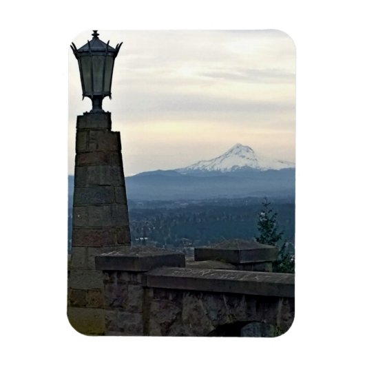 Hood von Rocky Butte, Portland, Oregon Magnet (Vertikal)