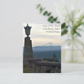 Hood von Rocky Butte, Portland, Oregon Postkarte (Stehend Vorderseite)