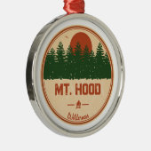 Hood Wilderness Ornament Aus Metall (Rechts)
