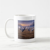 Hooded Cranes in Winter Kaffeetasse (Links)