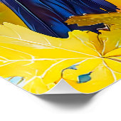 Hooded Crow in Oak Tree Impressionist Sty Poster (Ecke)