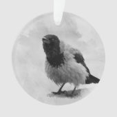Hooded Crow Ornament (Vorderseite)