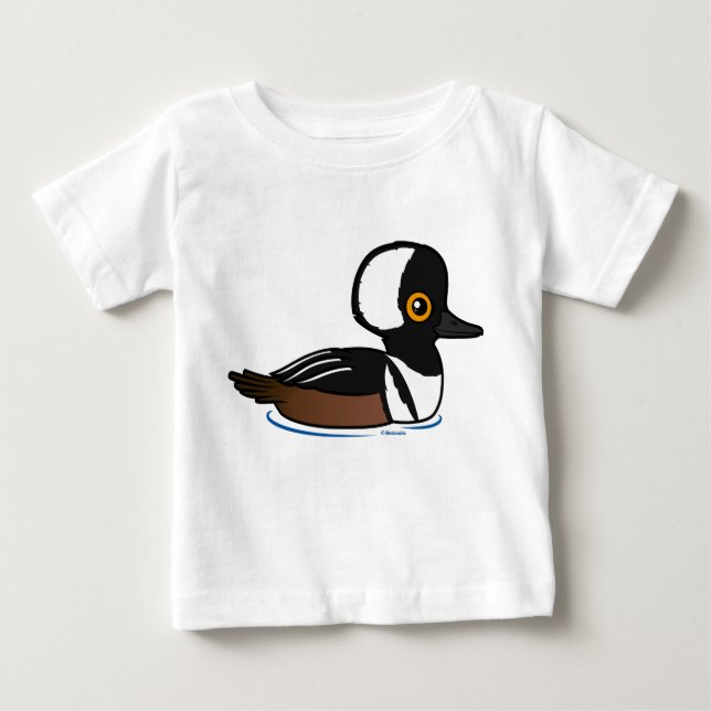 Hooded Merganser Baby T-shirt (Vorderseite)