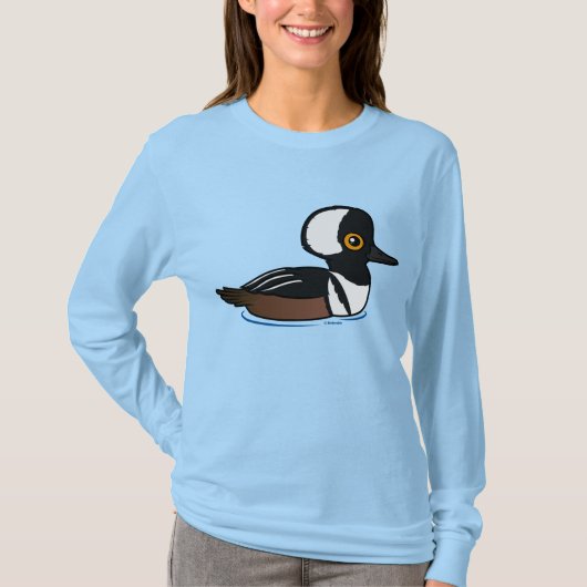 Hooded Merganser T-Shirt (Vorderseite)