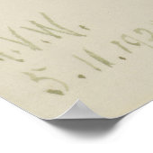 Hooded Pitcherpflanze (Sarracenia minor) Poster (Ecke)