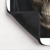 Hooded Skull - Grimmiger Sensenmann Mousepad (Ecke)