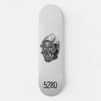 Hooded Skull Skateboard