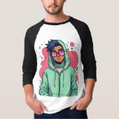 Hooded Street Vibe T-Shirt (Vorderseite)