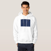 Hooded Sweatshirt mit Alaska-Flagge (Vorne ganz)