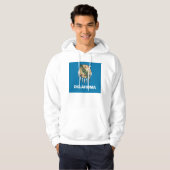 Hooded Sweatshirt mit amerikanischer Flagge (Vorne ganz)
