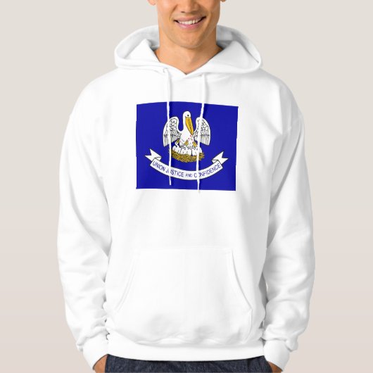 Hooded Sweatshirt mit amerikanischer Flagge (Vorderseite)