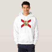 Hooded Sweatshirt mit amerikanischer Flagge (Vorne ganz)