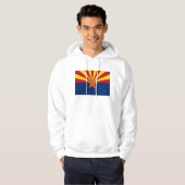 Hooded Sweatshirt mit amerikanischer Flagge (Vorne ganz)