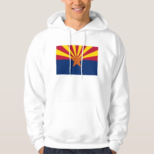Hooded Sweatshirt mit amerikanischer Flagge (Vorderseite)
