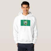 Hooded Sweatshirt mit amerikanischer Flagge (Vorne ganz)