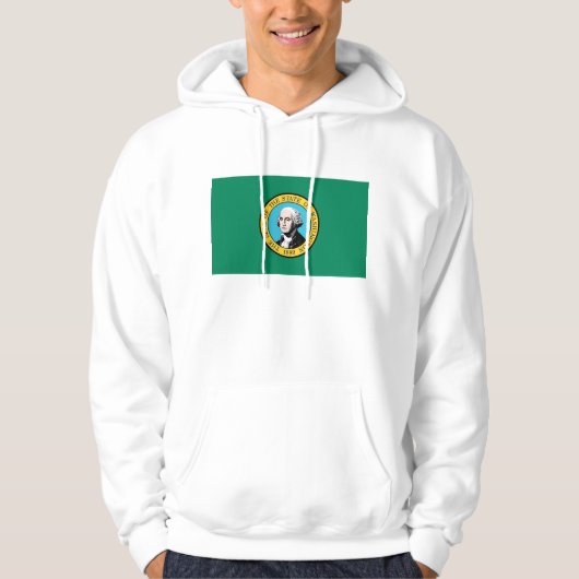 Hooded Sweatshirt mit amerikanischer Flagge (Vorderseite)