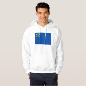 Hooded Sweatshirt mit amerikanischer Flagge (Vorne ganz)