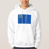 Hooded Sweatshirt mit amerikanischer Flagge (Vorderseite)