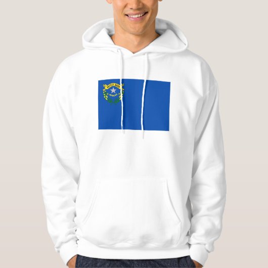 Hooded Sweatshirt mit amerikanischer Flagge (Vorderseite)