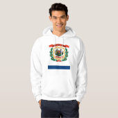 Hooded Sweatshirt mit amerikanischer Flagge (Vorne ganz)