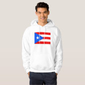 Hooded Sweatshirt mit amerikanischer Flagge (Vorne ganz)