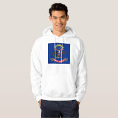 Hooded Sweatshirt mit amerikanischer Flagge (Vorne ganz)