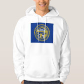 Hooded Sweatshirt mit amerikanischer Flagge (Vorderseite)