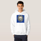 Hooded Sweatshirt mit amerikanischer Flagge (Vorne ganz)