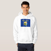 Hooded Sweatshirt mit amerikanischer Flagge (Vorne ganz)
