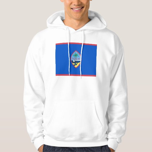 Hooded Sweatshirt mit amerikanischer Flagge (Vorderseite)
