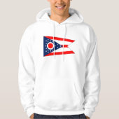 Hooded Sweatshirt mit amerikanischer Flagge (Vorderseite)