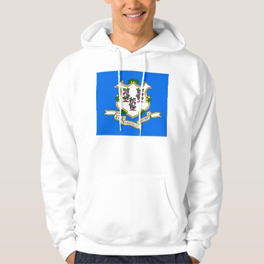 Hooded Sweatshirt mit amerikanischer Flagge (Vorderseite)